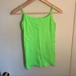 NWOT Stretchy neon tank top